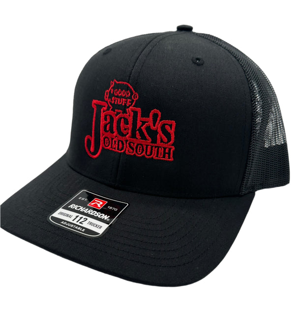 Jack's Old South Richardson 112 Black Trucker Hat