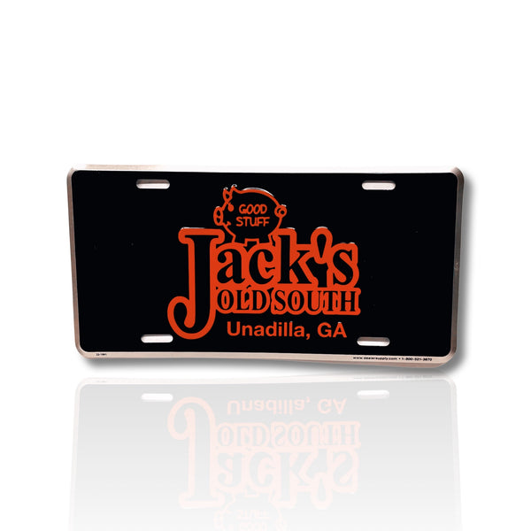 Jack’s Old South Metal License Plate