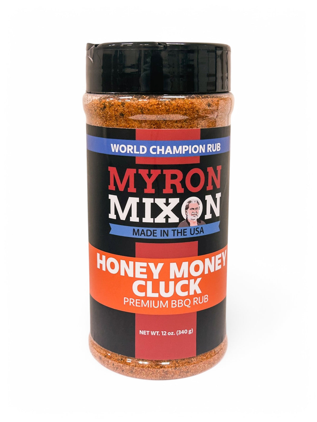 Myron Mixon Honey Money Cluck Rub bottle