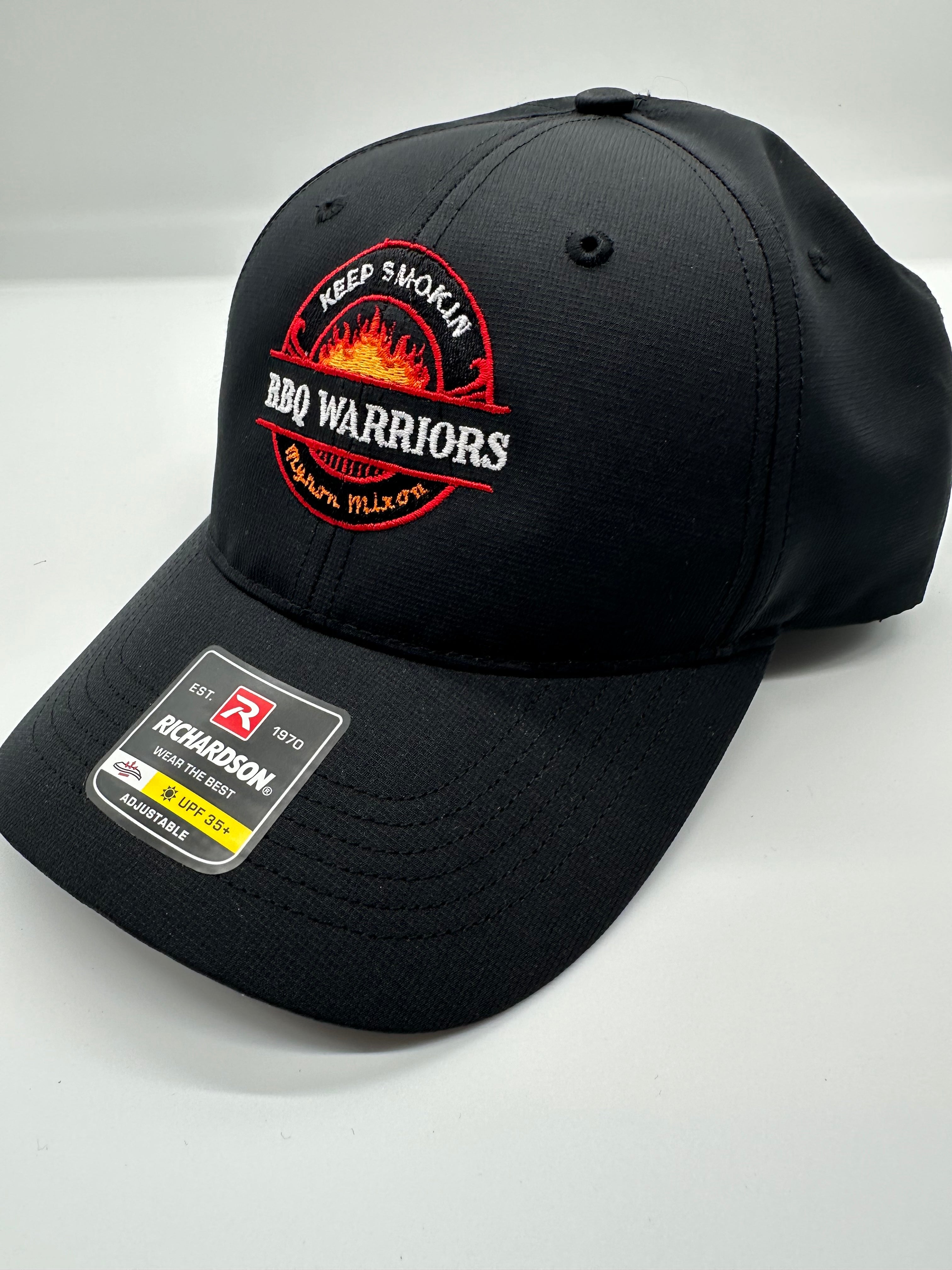 BBQ Warriors Richardson 225 Black Stay-Dri Hat – Myron Mixon