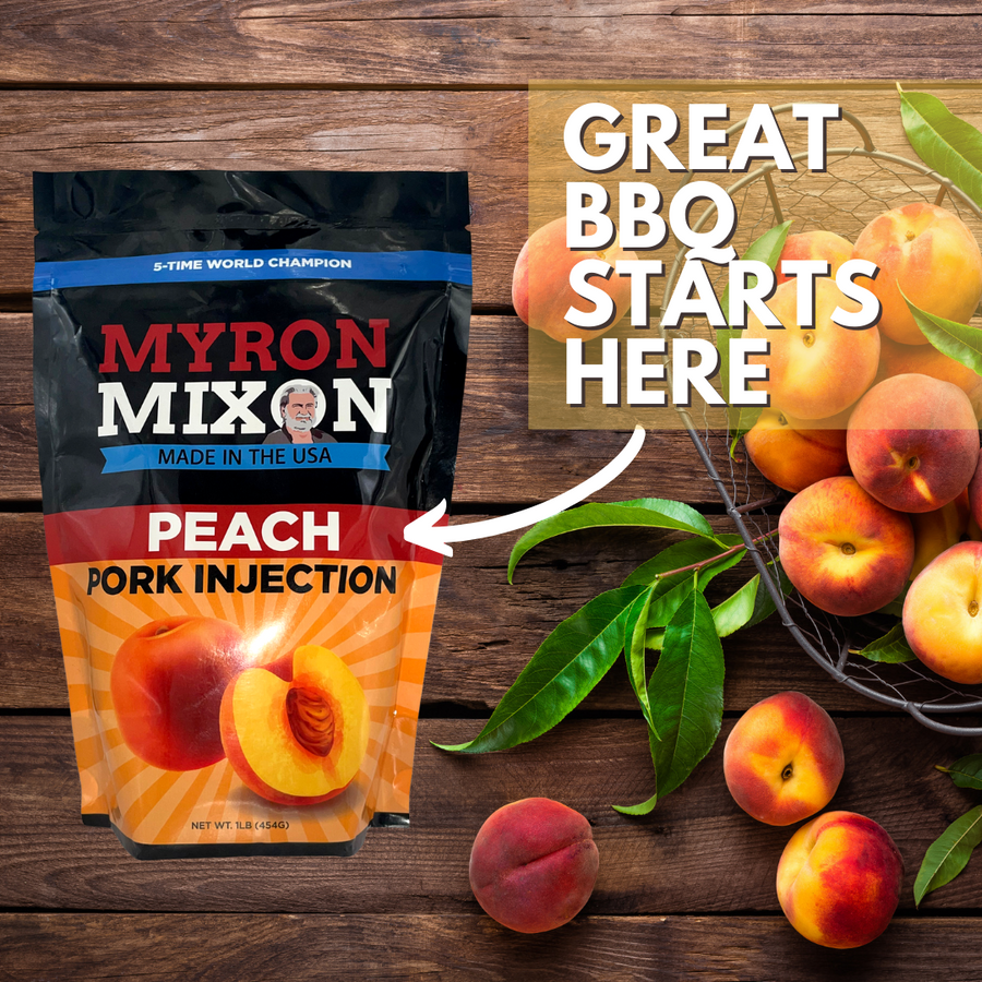 Myron Mixon Peach Pork Injection | Competition BBQ